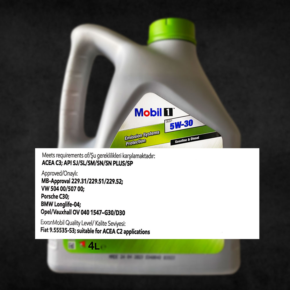 Mobil 1 ESP 5W-30 - 4L Synthetic Engine Oil